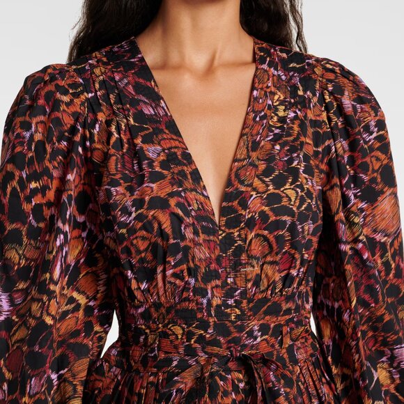 Ulla Johnson Lulu pleated cotton minidress - Size 4 - Picture 4 of 6